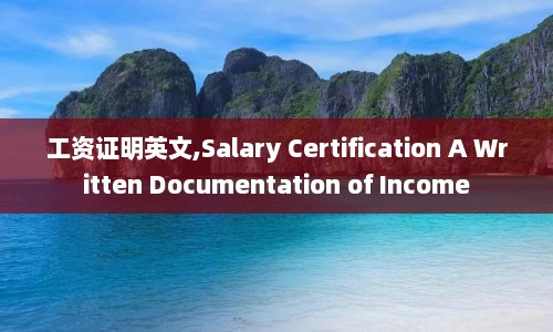 工资证明英文,Salary Certification A Written Documentation of Income  第1张