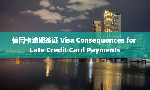 信用卡逾期签证 Visa Consequences for Late Credit Card Payments  第1张
