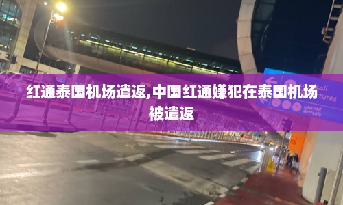 红通泰国机场遣返,中国红通嫌犯在泰国机场被遣返  第1张