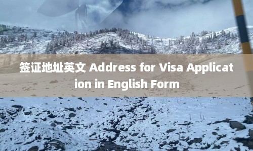 签证地址英文 Address for Visa Application in English Form  第1张