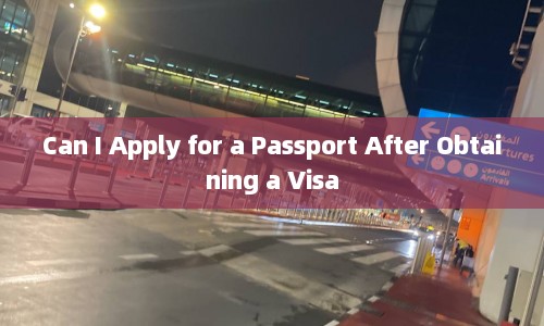 Can I Apply for a Passport After Obtaining Visa  第1张