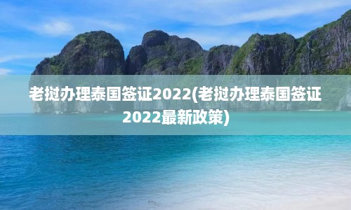 老挝办理泰国签证2022(老挝办理泰国签证2022最新政策)