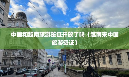 中国和越南旅游签证开放了吗（越南来中国旅游签证）  第1张