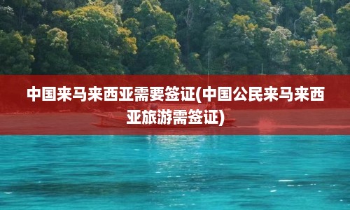 中国来马来西亚需要签证(中国公民来马来西亚旅游需签证)  第1张